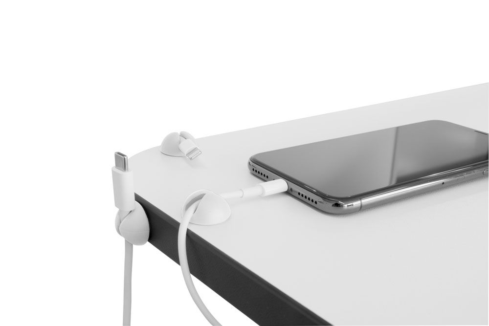 SINGLE STOP Set rond 9x blanc