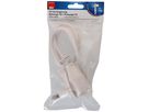 Prolunga TD H05VV-F3G1.0 1m bianco ad angolo piatto tipo 12