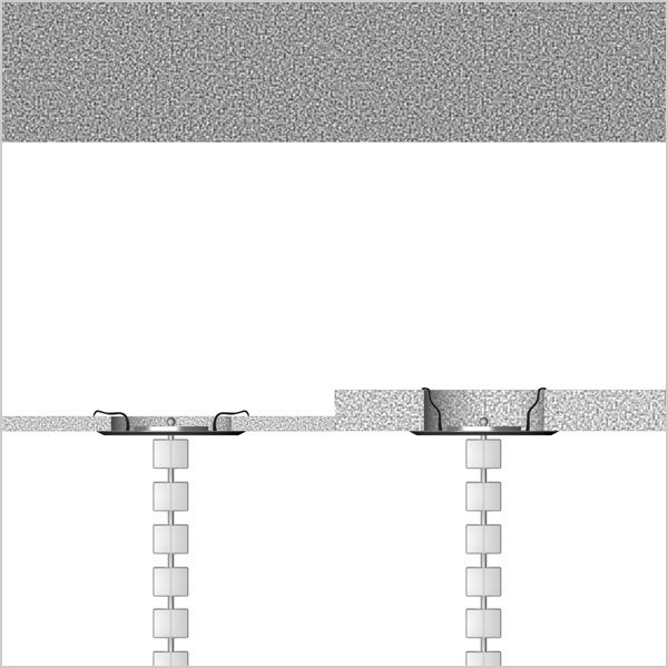 diffuseur de plafond Easy-Cover-I blanc RAL9003