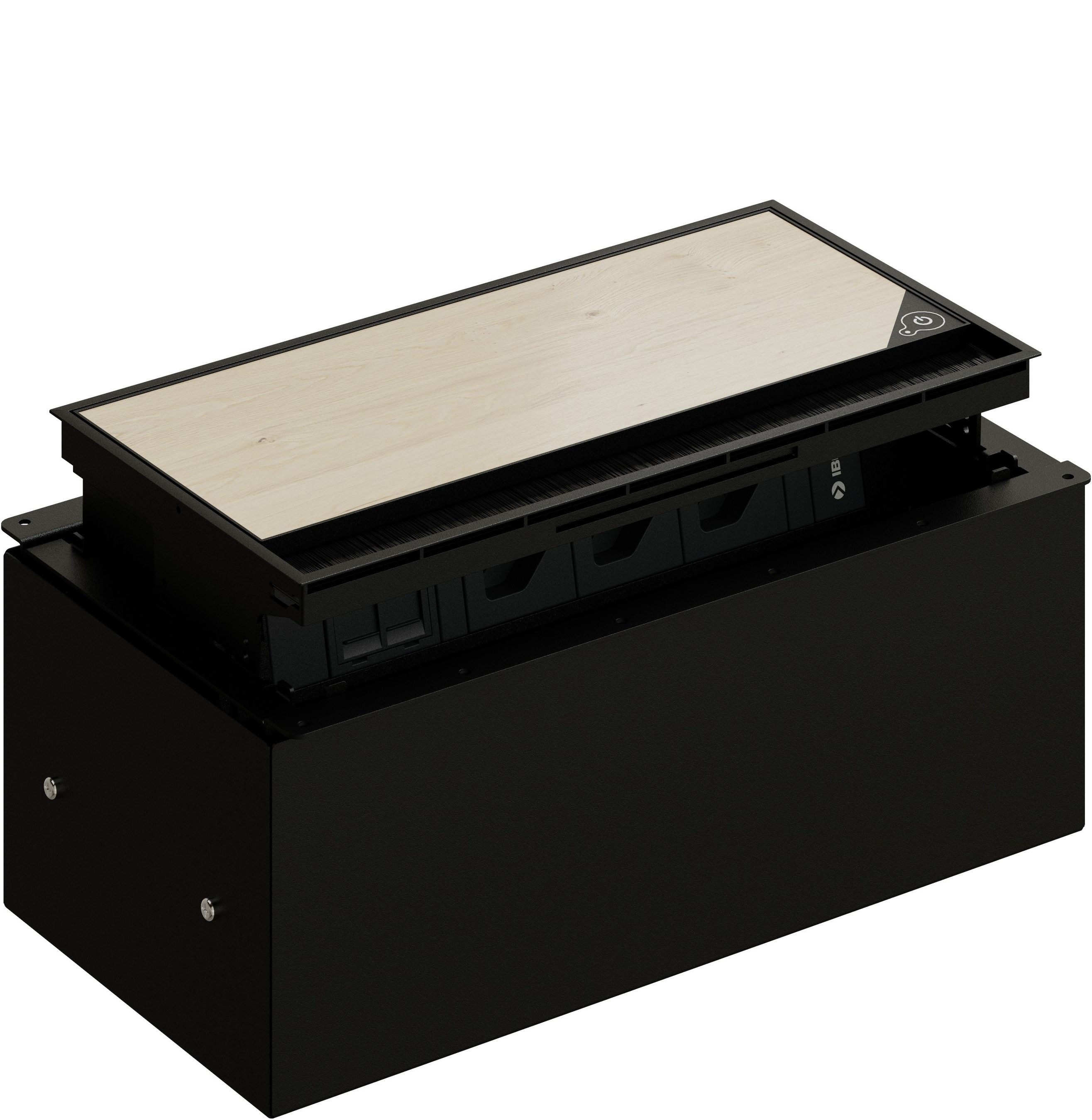 TOP bloc multiprise noir 3x type 13 2x RJ45