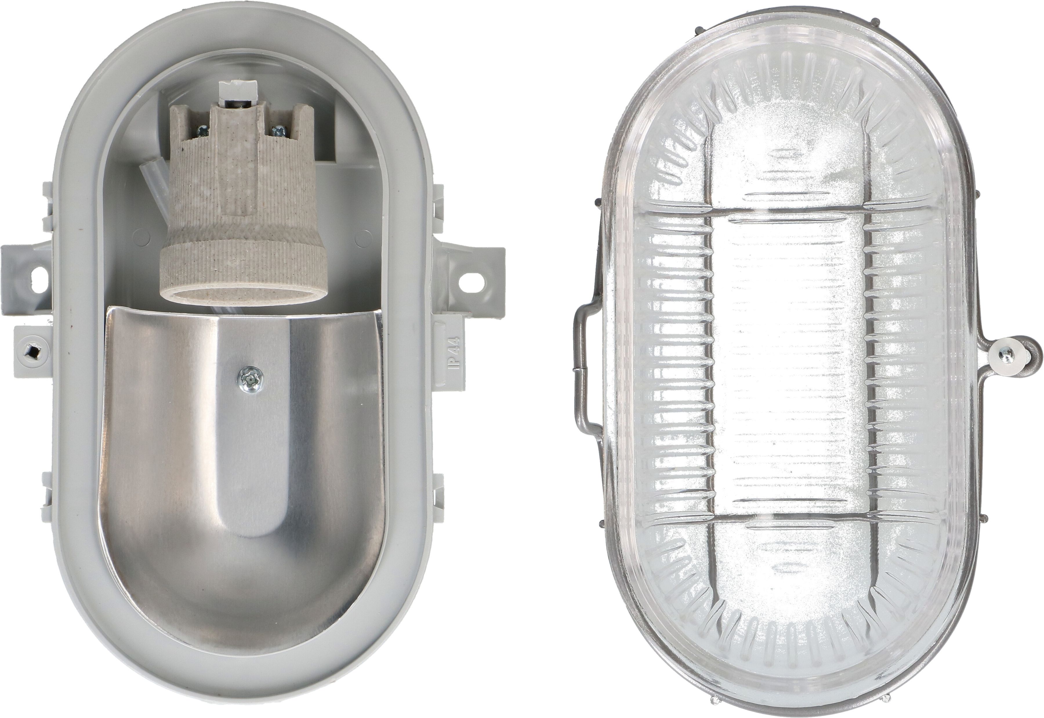 luminaire ovale pour les ampoules E27