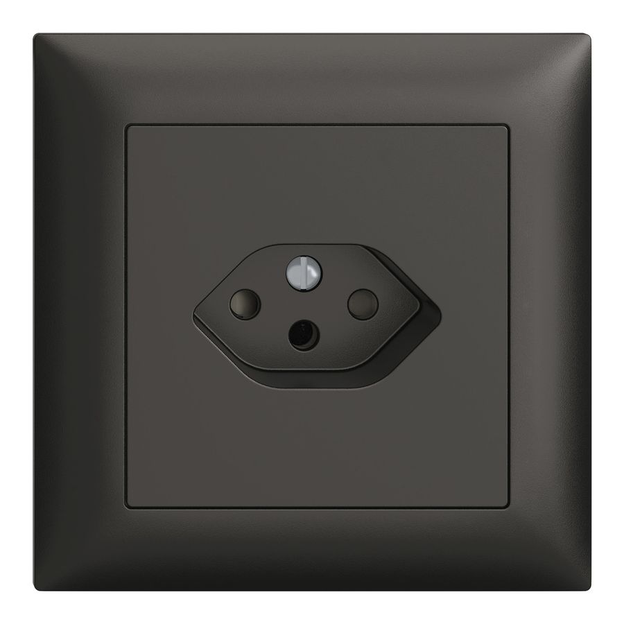 prise 1x type 13 ta.1x1 ENC EdizioDue noir