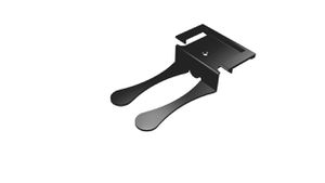 adaptateur pour sortie au sol Easy-Clip-L noir RAL9005