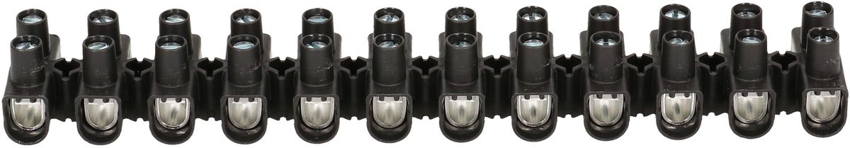 barrete de bornes EKL 3 S 4-16mm2 12 pôles noir