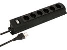 multiprise Prime Line 6x type 23 noir interrupteur 3m