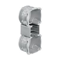 boîte d'encastrement ta.2x1 NIS NUP gris