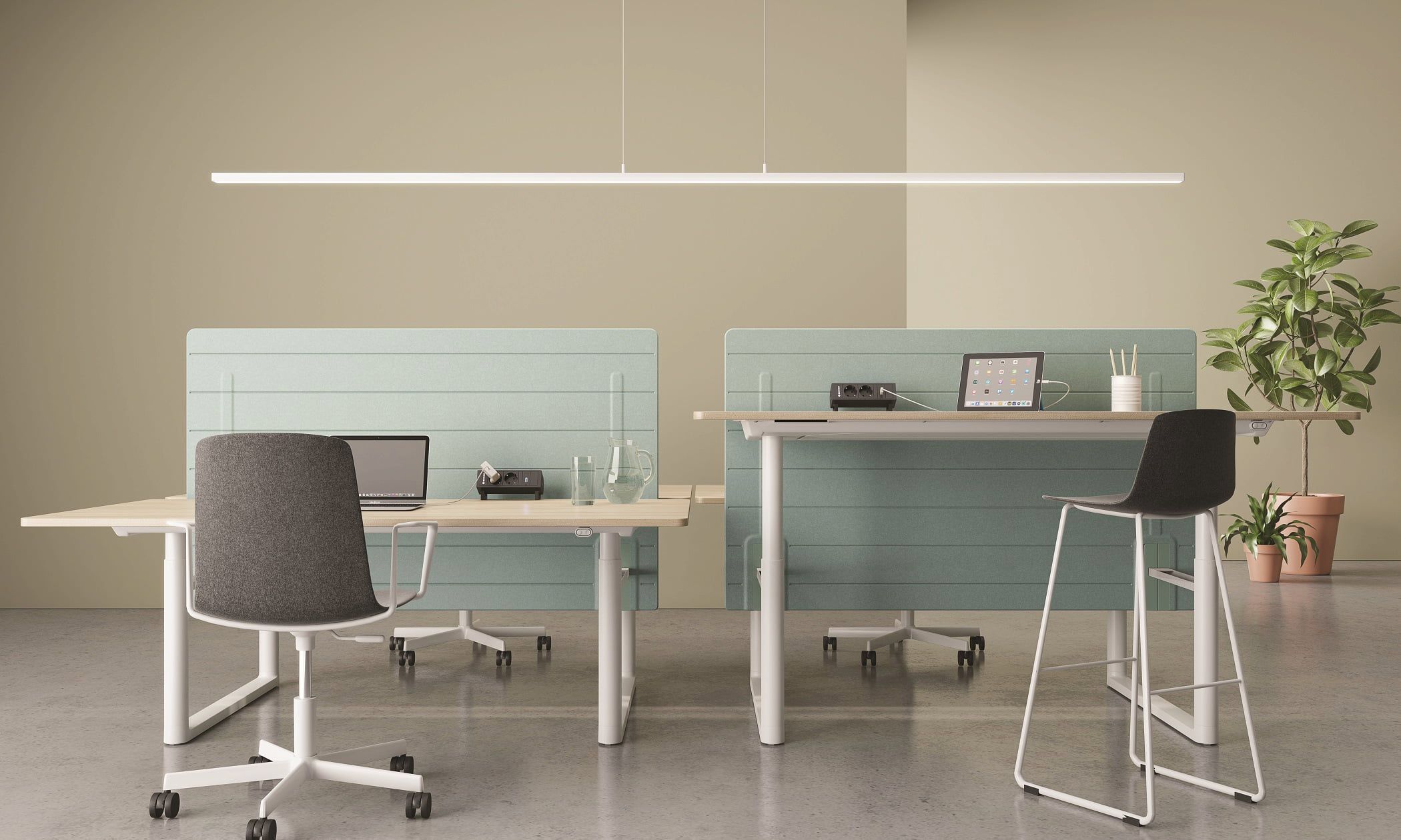 SUPRA bloc multiprise anodisé 3x type 13 2x module vide