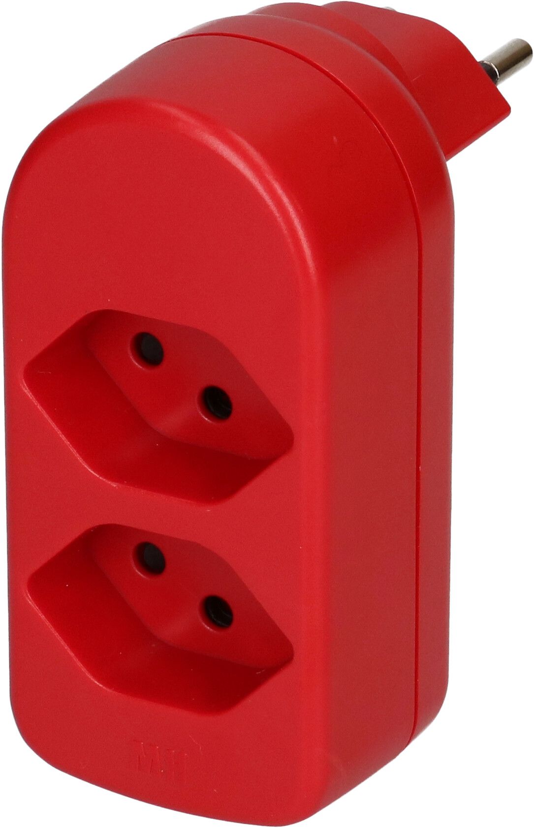 Multi adaptateur ADAPT 2x type 13 rouge rotatif BS
