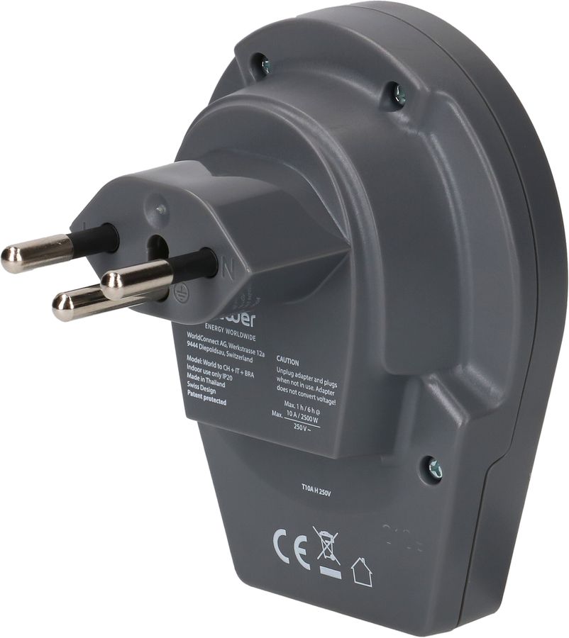 Q2 Power adaptateur mondial CH/IT/BRA