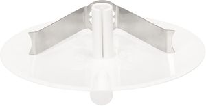 rosette de plafond rond plat é. ressort + en. de câble enfich. bc