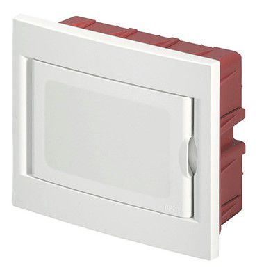 petite distribution ENC 1 rangée 12 modules avec porte blanc IP40