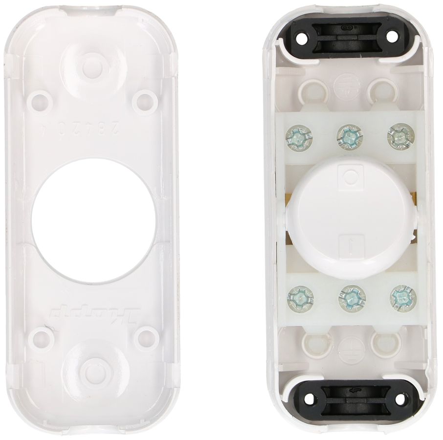 interrupteur 2 pôles AUS 10A blanc