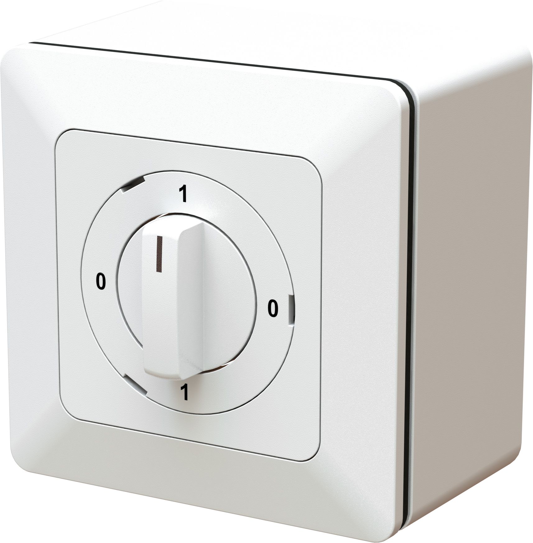 interrupteur rotatif schéma 0/1L 0-1-0-1 AP priamos blanc