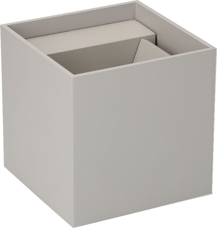 Applique murale à LED BIG-BOX gris alu RAL9006