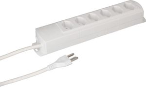 multiprise Prime Line 6x type 23 blanc 3m