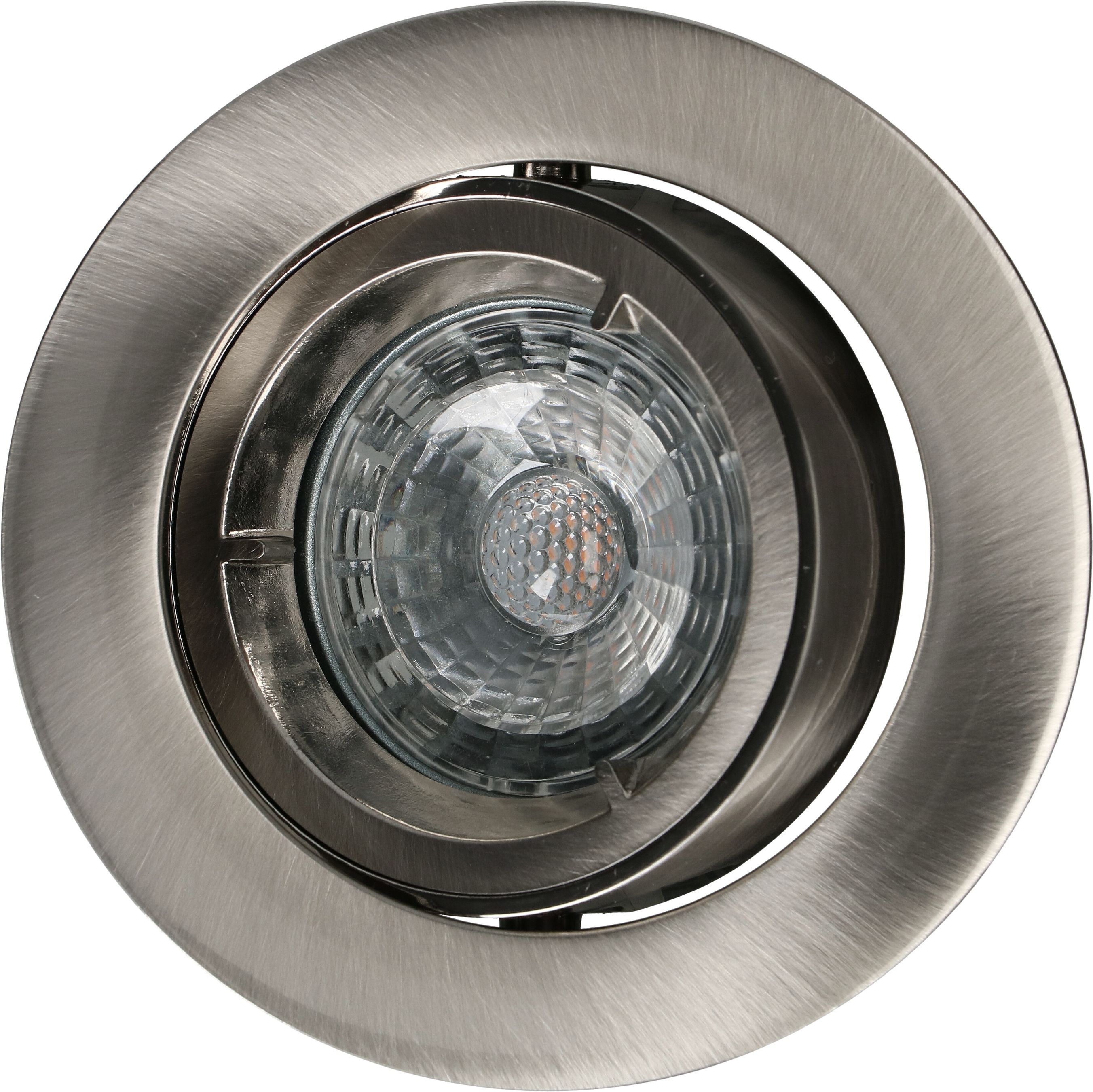 telaio di montaggio Ø80 cromo per lampade a LED con base GU10