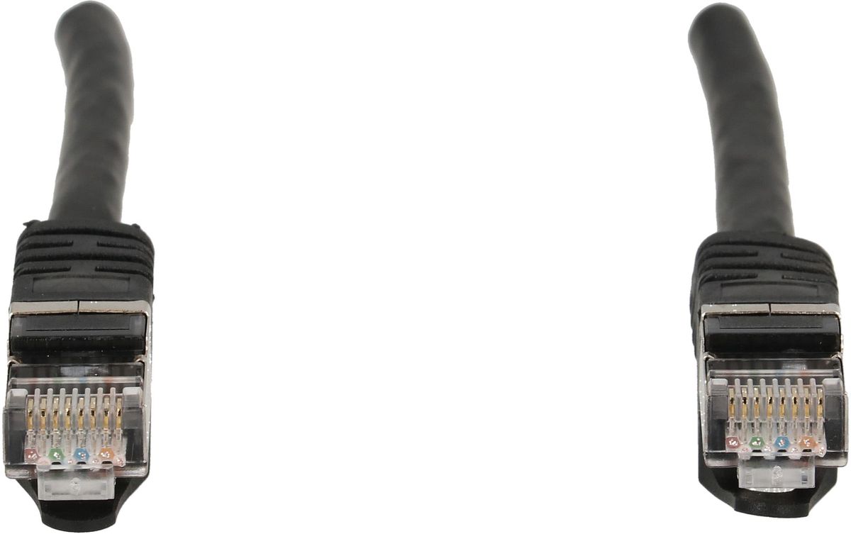 câble patch Cat. 6 SF/UTP 0.5m noir