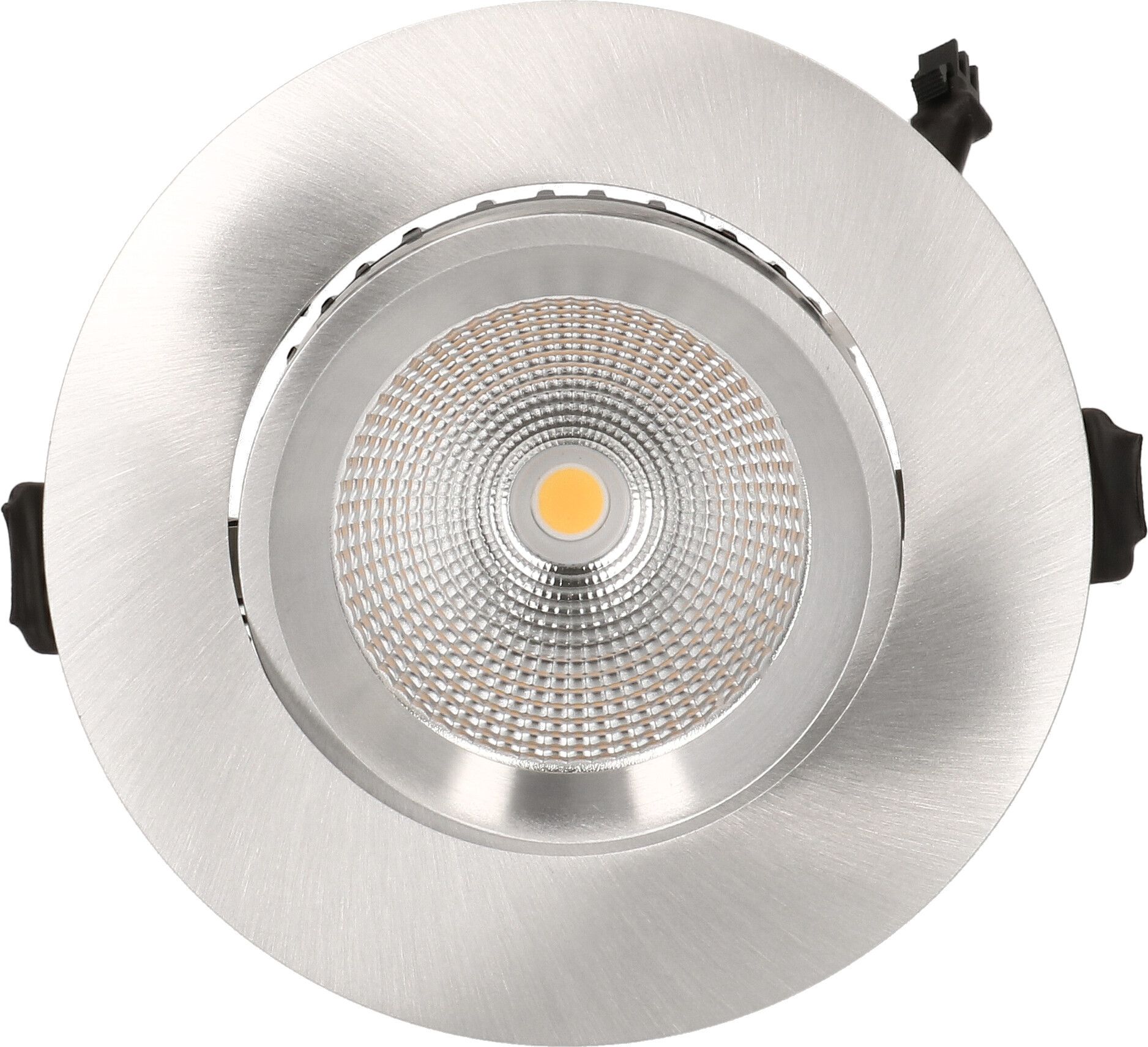 spot encastré à LED elegance alu brossé 3000K 900lm 38°