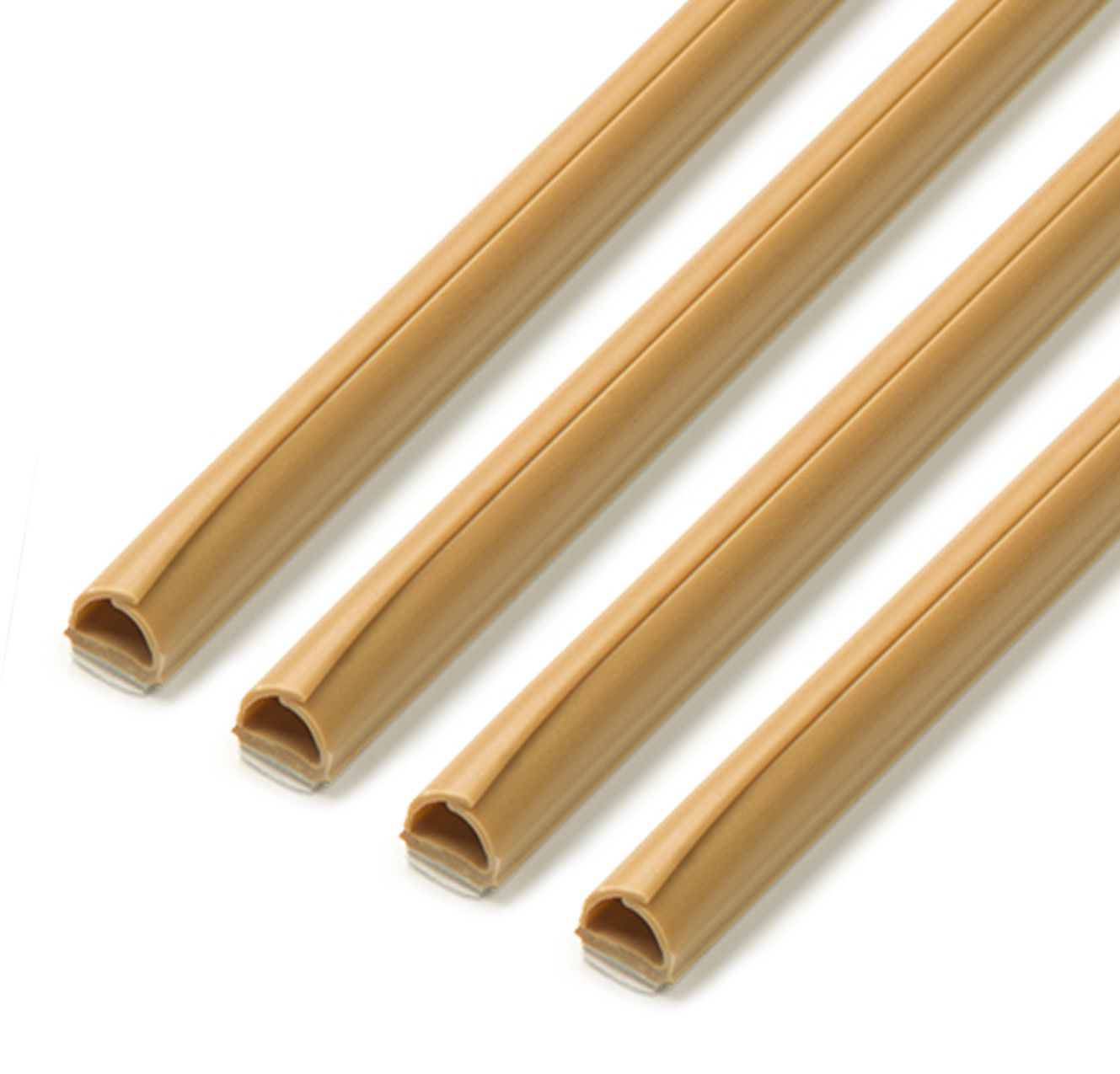 Goulotte 7mm beige auto-adhésif 1m 4 pcs.