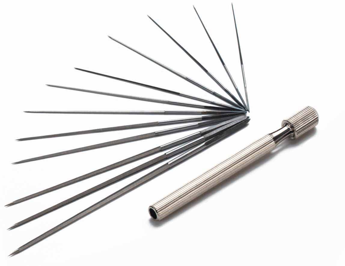 Kit d'alésoirs buses 12 alésoirs buses & support D=0.61-1.9mm