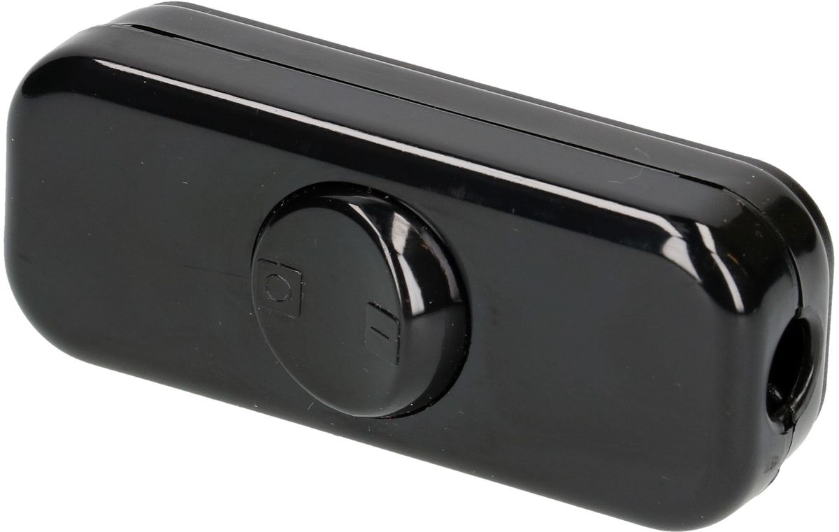 interrupteur 2 pôles AUS 10A noir