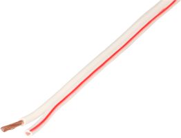 câble de haut-parleur 2x2.5mm² 10m blanc