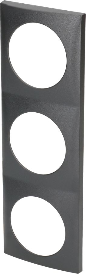 Abdeckrahmen Gr.3x1 UP Integro anthrazit