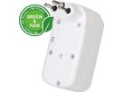 Abzweigstecker ADAPT 1x Typ 13 USB-C/C 20W ws drehbar Green+Fair