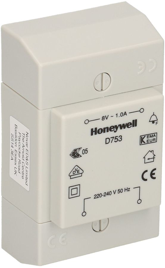 transformateur de sonnerie 8VAC 1A gris