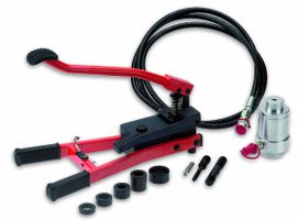 Hydraulische Stanze mit Fusspumpe