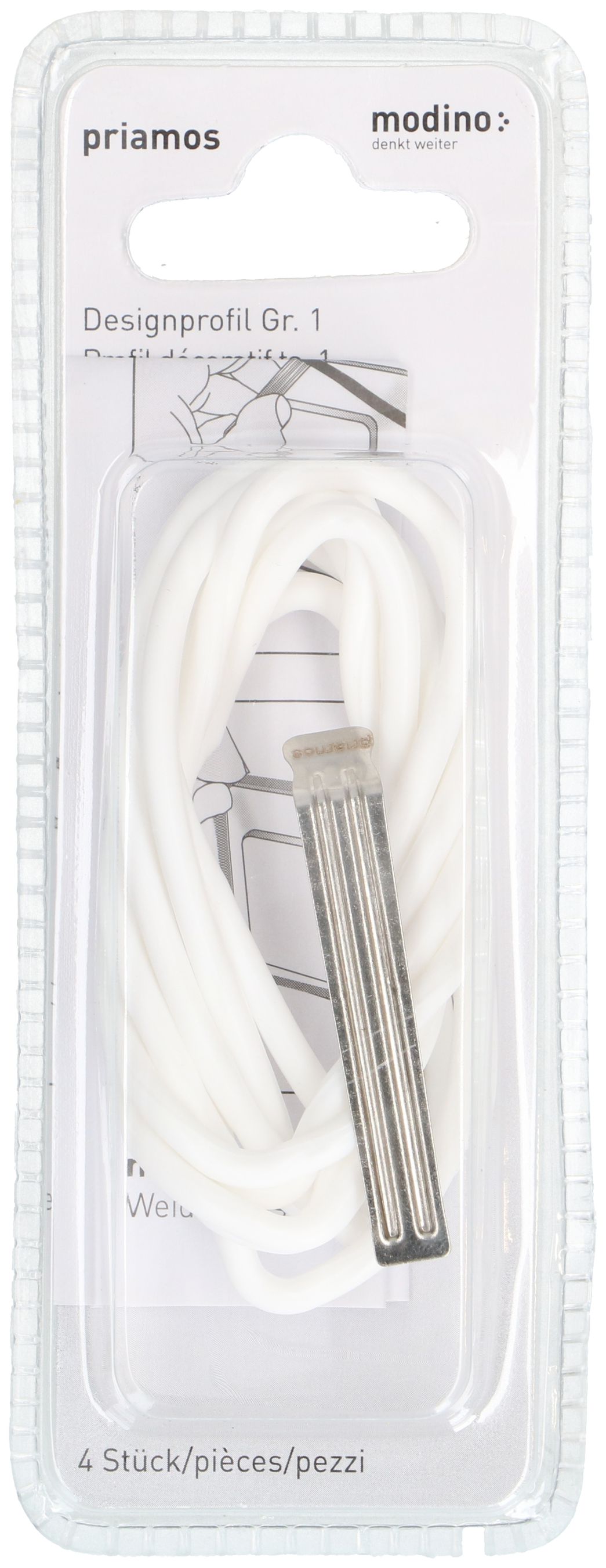 profil décoratif ta.1x1 priamos blanc / 4 pièces