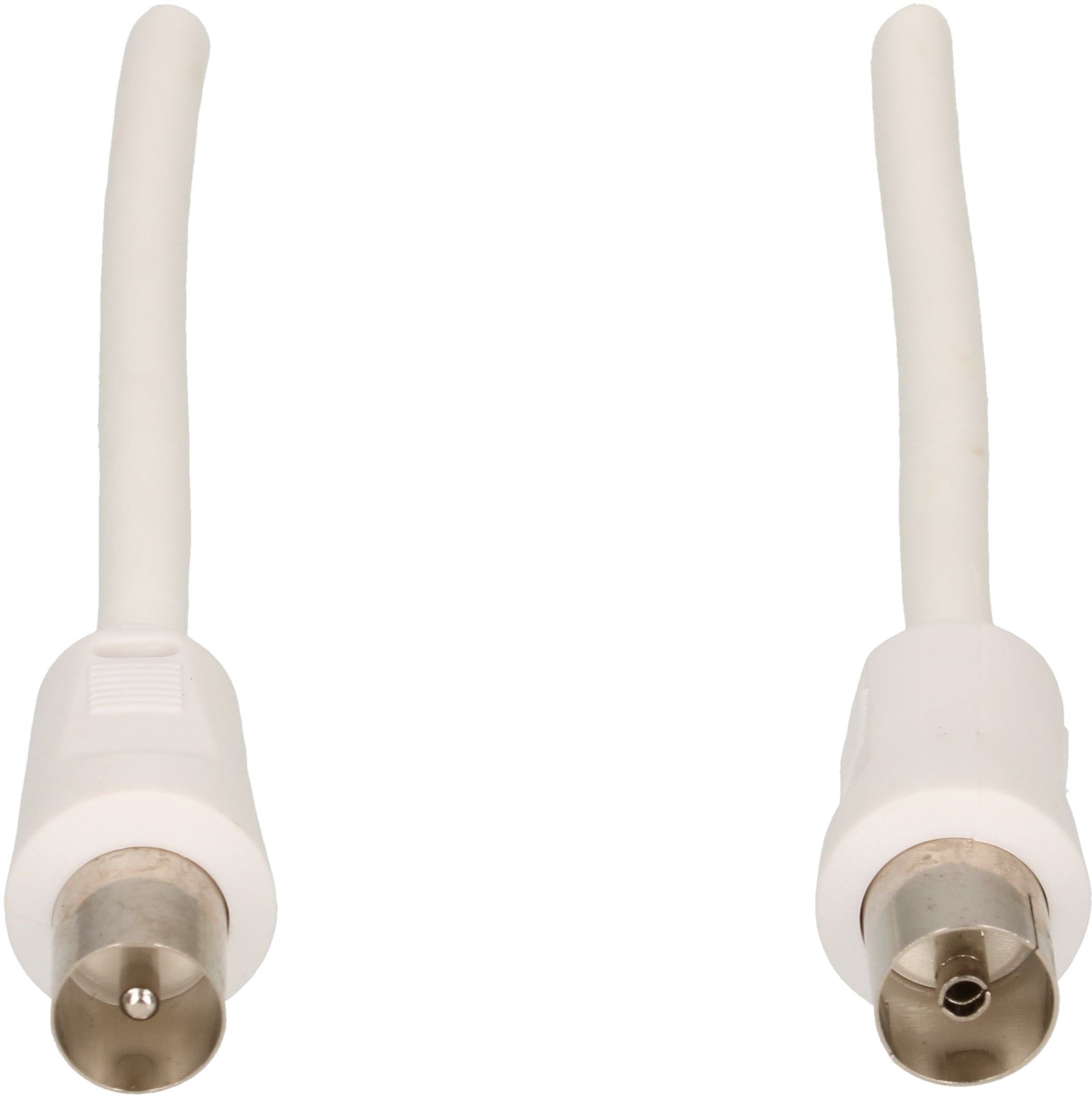 câble de raccordement 75dB 7.5m blanc