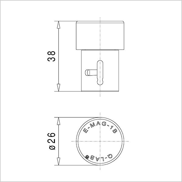 fixation par aimant fin Gecko 1BB transparent
