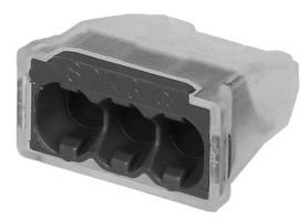 borne de dérivation sans vis 0.5-2.5mm2 3 pôles