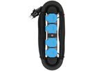 multiprise Construct Line 4x type 13 IP55 noir/bleu 10m
