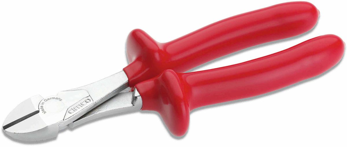 1000 V Pince coupante latérale DIN ISO5749 200mm fils doux+durs