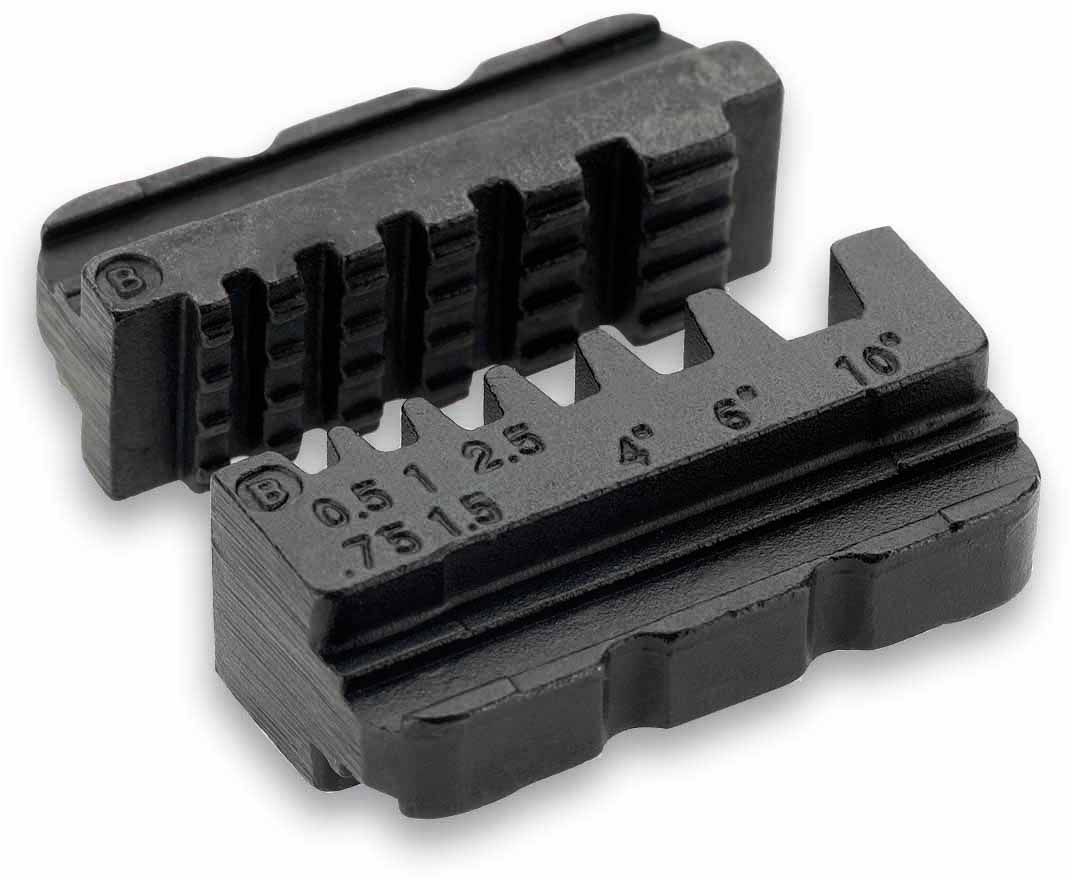 Profilé de rech. sys. pinces à sertir cosses tubu. 0.5-10mm²