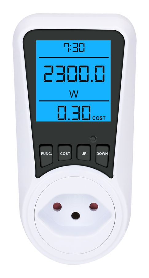 wattmètre 220-240V max. 2300W