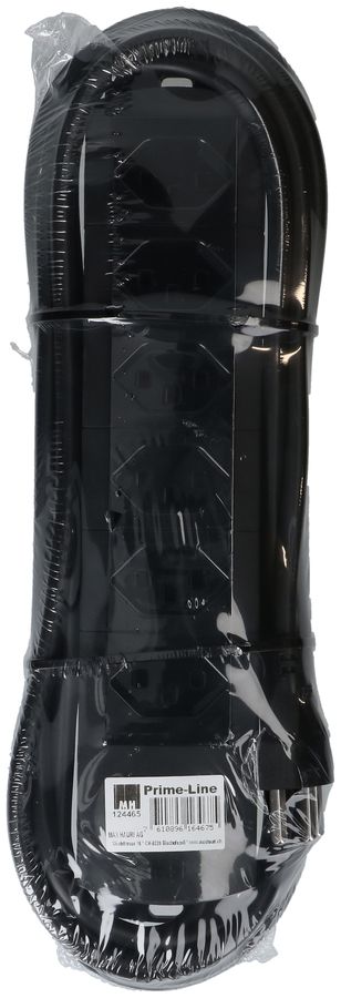 multiprise Prime Line 6x type 23 noir 5m