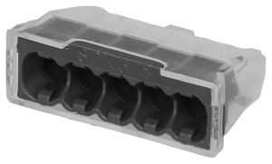 borne de dérivation sans vis 0.5-2.5mm2 5 pôles