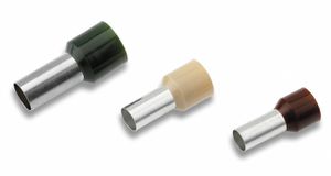Cosse tubulaire à sertir isolée 10.0mm²/12mm ivoire DIN 46228