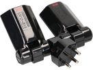 multi adaptateur clip-clap 2x type 13 3 pôles noir BS