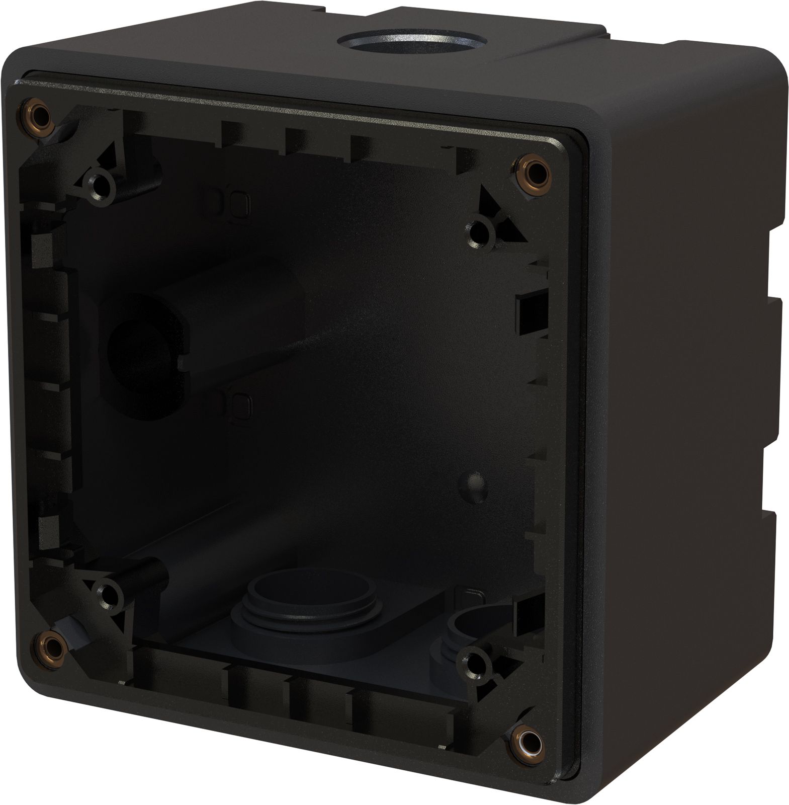 boîtier ta.1x1 AP exo IP55 noir