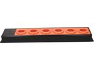 multiprise Power Line 6x type 23 noir/orange