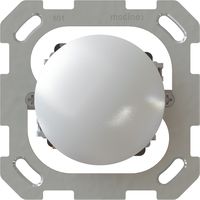 bouton-poussoir NO/NF insert +plaque frontale exo IP55 blanc