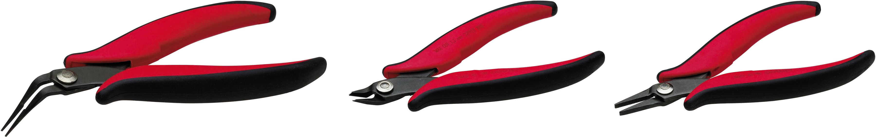 Assortiment de pinces électroniques 3 pièces