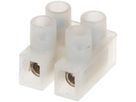 Klemmleiste 230/ 2 DS 1-2.5mm2 2-polig natur mit Drahtschutz