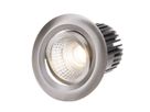 LED-Einbauspot MOVE Ø68 DALI Nickel gebürstet 3000K 920lm 38°