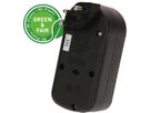 multi adaptateur ADAPT 2x type 13 noir rotatif interr. Green+Fair
