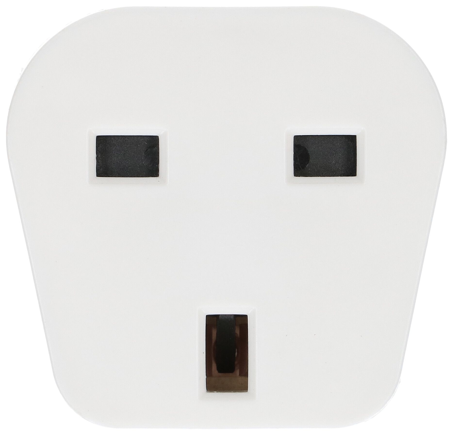 Reiseadapter Typ 12 / Grossbritannien 3-polig weiss